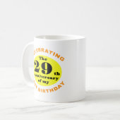 50. Geburtstag Spaß Kaffeetasse (Vorderseite Links)