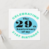 50. Geburtstag Spaß Karte (Vorderseite/Rückseite Beispiel)