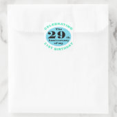 50. Geburtstag Spaß Quadratischer Aufkleber (Tasche)