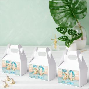 50. Geburtstag Strand Geburtstag Geschenkschachtel