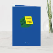 50. Geburtstag Stylized Foto Template Card Karte (Rückseite)