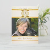 50. Geburtstag Surpise Party - Einladung (Stehend Vorderseite)