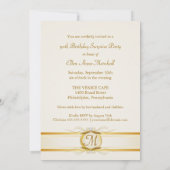 50. Geburtstag Surpise Party - Einladung (Rückseite)