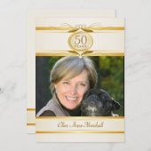 50. Geburtstag Surpise Party - Einladung (Vorne/Hinten)