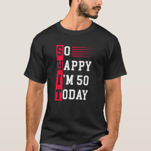 50. Geburtstag T September So glücklich bin ich fü T-Shirt
