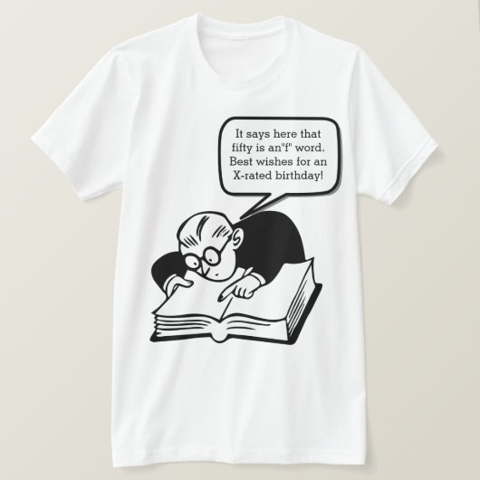 50. Geburtstag T-Shirt (Design vorne)