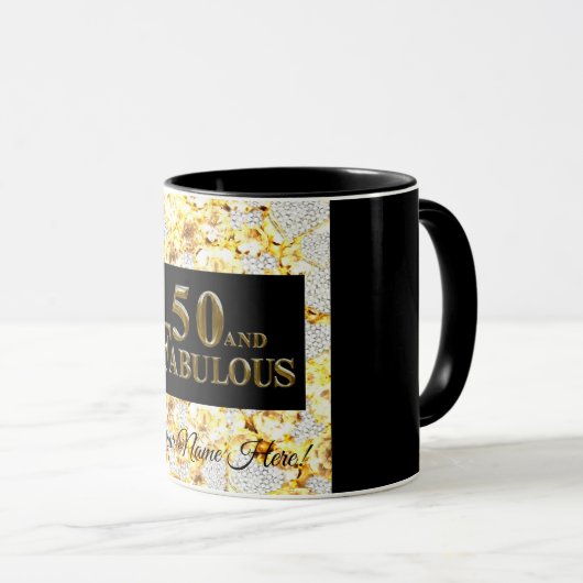 50. Geburtstag Tasse (VorderseiteRechts)