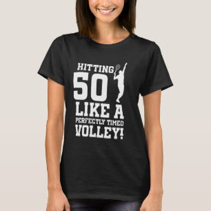 50. Geburtstag Tennis 50 Jahre Altes Tennisspiel B T-Shirt