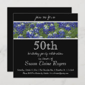 50. Geburtstag Texas Bluebonnets Bluebonnets Einladung