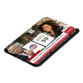 50. Geburtstag Trump Funny TV News Magnet (Linke Seite)
