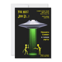 50. Geburtstag 👽 UFO Alien Entführung Party