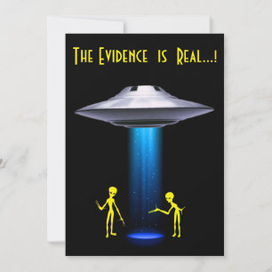 50. Geburtstag 👽 UFO Alien Entführung Party Einladung