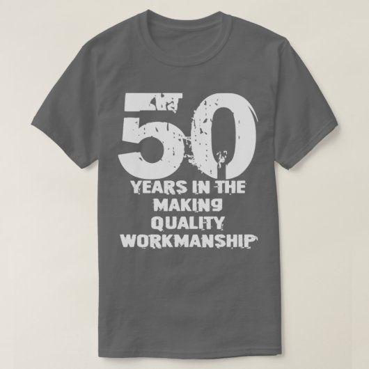 50. Geburtstag Vater Opa T-Shirt (Design vorne)