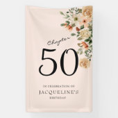 50. Geburtstag Vintag Banner (Vertikal)