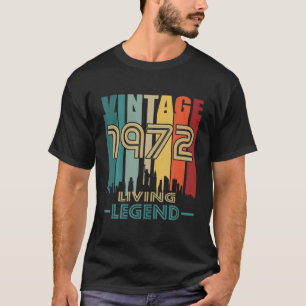 50. Geburtstag Vintage 1972 Lebende Legende 50. Ju T-Shirt