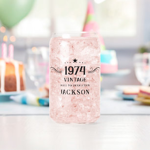 50. Geburtstag Vintage 1974  Dosenglas