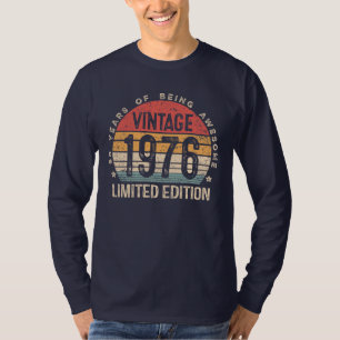 50. Geburtstag Vintage 1976 Limitierte Auflage 50. T-Shirt