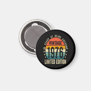 50. Geburtstag Vintage 1976 limitierte Auflage  Magnet