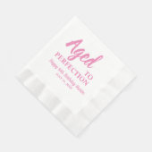 50. Geburtstag von Napkins Serviette (Ecke)