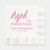 50. Geburtstag von Napkins Serviette (Vorderseite)