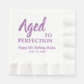 50. Geburtstag von Napkins Serviette (Vorderseite)