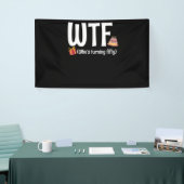 50. Geburtstag WTF Wer 50 macht Banner (Messeveranstaltung)