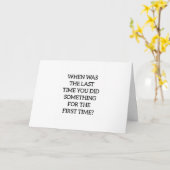 ***50. GEBURTSTAG WÜNSCHE*** MIT SPASS KARTE (Gelbe Blume)