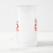 50. Geburtstags-Bier-Tassen-Geschenk für Männer Mattglas Bierglas (Mittel)