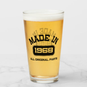 50. Geburtstags-Bierglas Glas