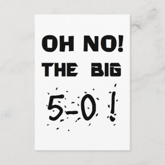 "50. Geburtstags-" Einladungen