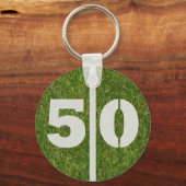 50. Geburtstags-Gastgeschenk Schlüsselanhänger (Vorderseite)