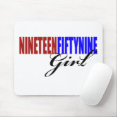 50. Geburtstags-Geschenke, Mädchen 1959! Mousepad (Mit Mouse)