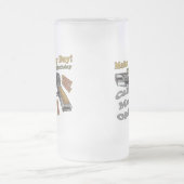 50. Geburtstags-Geschenke Mattglas Bierglas (Mittel)