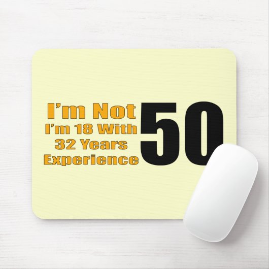 50. Geburtstags-Geschenke Mousepad (Mit Mouse)