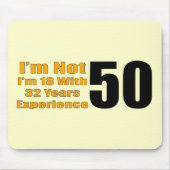 50. Geburtstags-Geschenke Mousepad (Vorne)