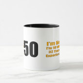50. Geburtstags-Geschenke Tasse (Zentrum)