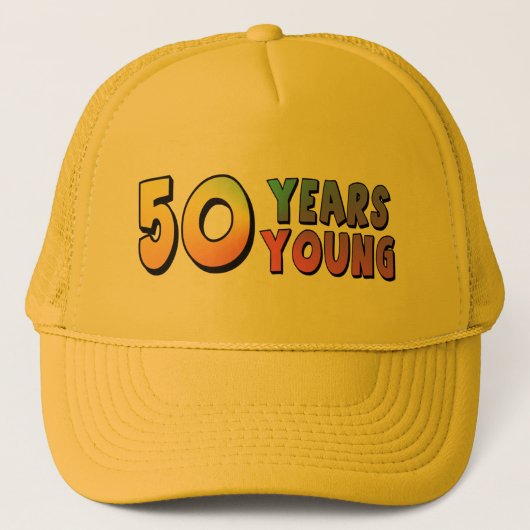 50. Geburtstags-Geschenke Truckerkappe (Vorderseite)