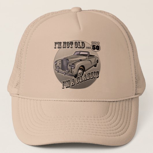 50. Geburtstags-Geschenke Truckerkappe (Vorderseite)