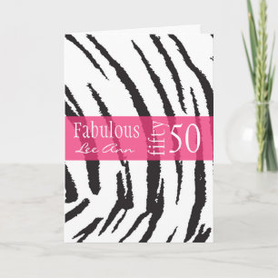 50. Geburtstags-Karte für Babyboomer-Frauen Karte