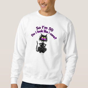 50. Geburtstags-Katze Sweatshirt