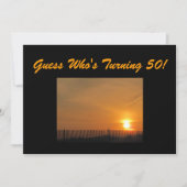 50. Geburtstags-Party Einladung (Vorderseite)