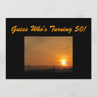 50. Geburtstags-Party Einladung