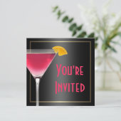 50. Geburtstags-Party Einladung (Stehend Vorderseite)