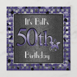 50. Geburtstags-Party InvitationPERSONALIZED Einladung