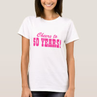 50. Geburtstags-Partyt-shirts für Frauen