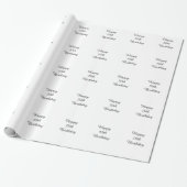 50. Geburtstags-, Schwarze u. Geschenkpapier (Ungerollt)