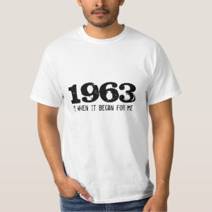 50. Geburtstags-Shirt   1963 ist, als es für mich T-Shirt