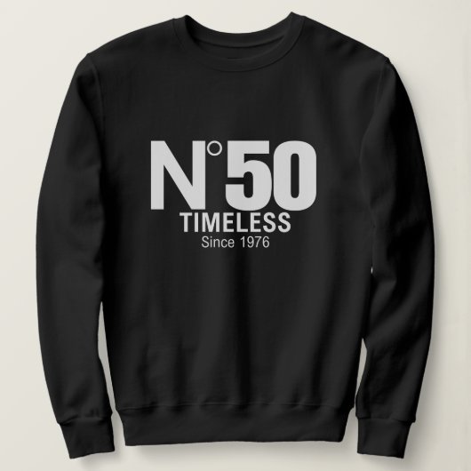 50. Geburtstags-Sweatshirt Sweatshirt (Design vorne)