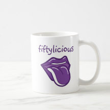 50. Geburtstags-Tasse Fiftylicious