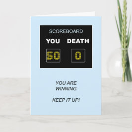 50. Geburtstagsanzeiger Karte